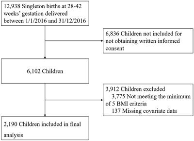 BMI growth trajectory from birth to 5 years and its sex-specific association with prepregnant BMI and gestational weight gain